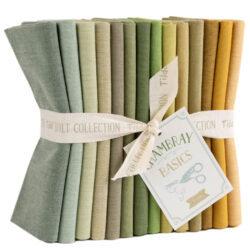 Tilda Chambray Fat Quarter Bundle 14 fabrics, 21 x 19 in Yellow/Green/Sage Feb. 2027