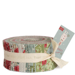 Tilda Merry Little Christmas Fabric Roll, 2,5 in strips, 40 pcs 2 of each design July 2027